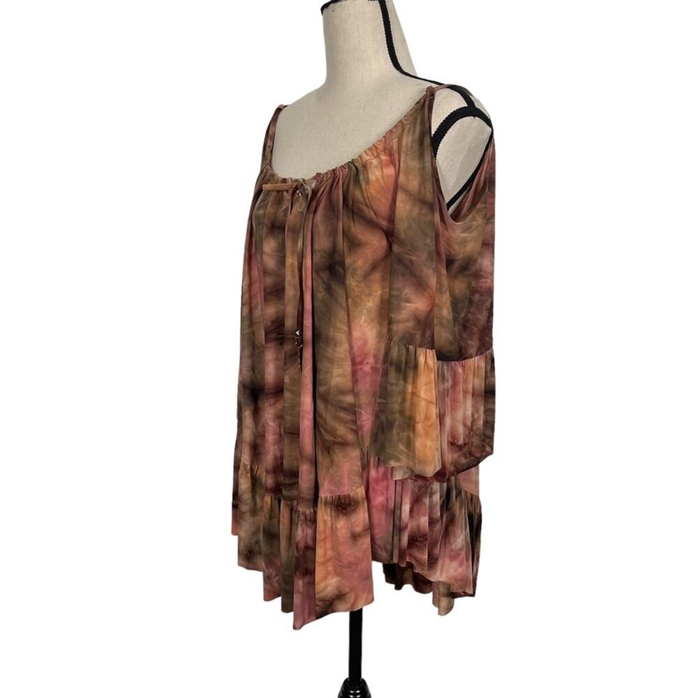 Ale by Alessandra Mother Earth Tie Dye Tunic Dress Size Medium - Picture 6 of 12